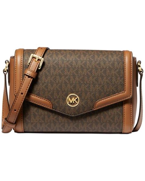 Michael Kors Michael Freya Small Crossbody in Brown 